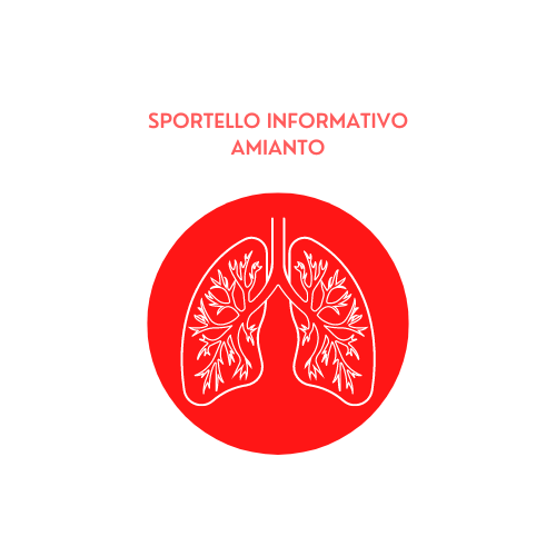 logo consulenze sportello informativo amianto raffigurante un polmone