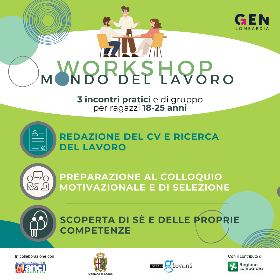 workshop mondo del lavoro Instagram