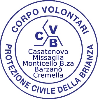 logo Corpo Volontari Protezione Civile Brianza