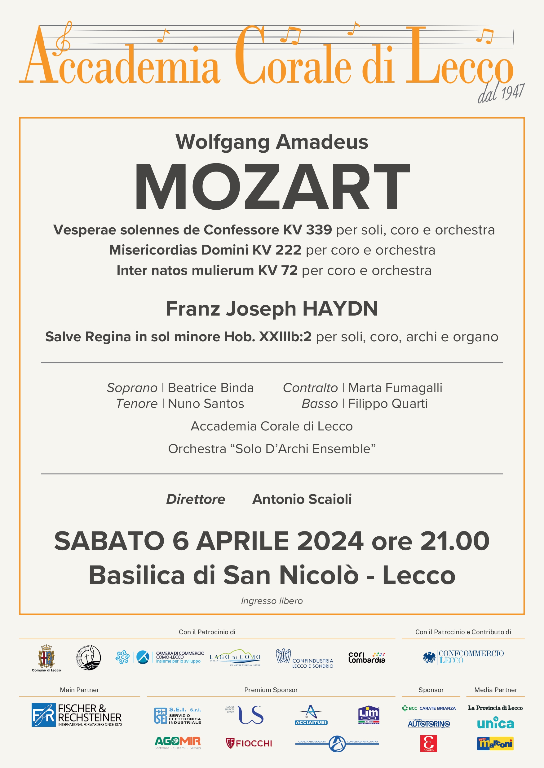 Locandina Grande concerto 6 aprile Accademia Corale di Lecco page 0001