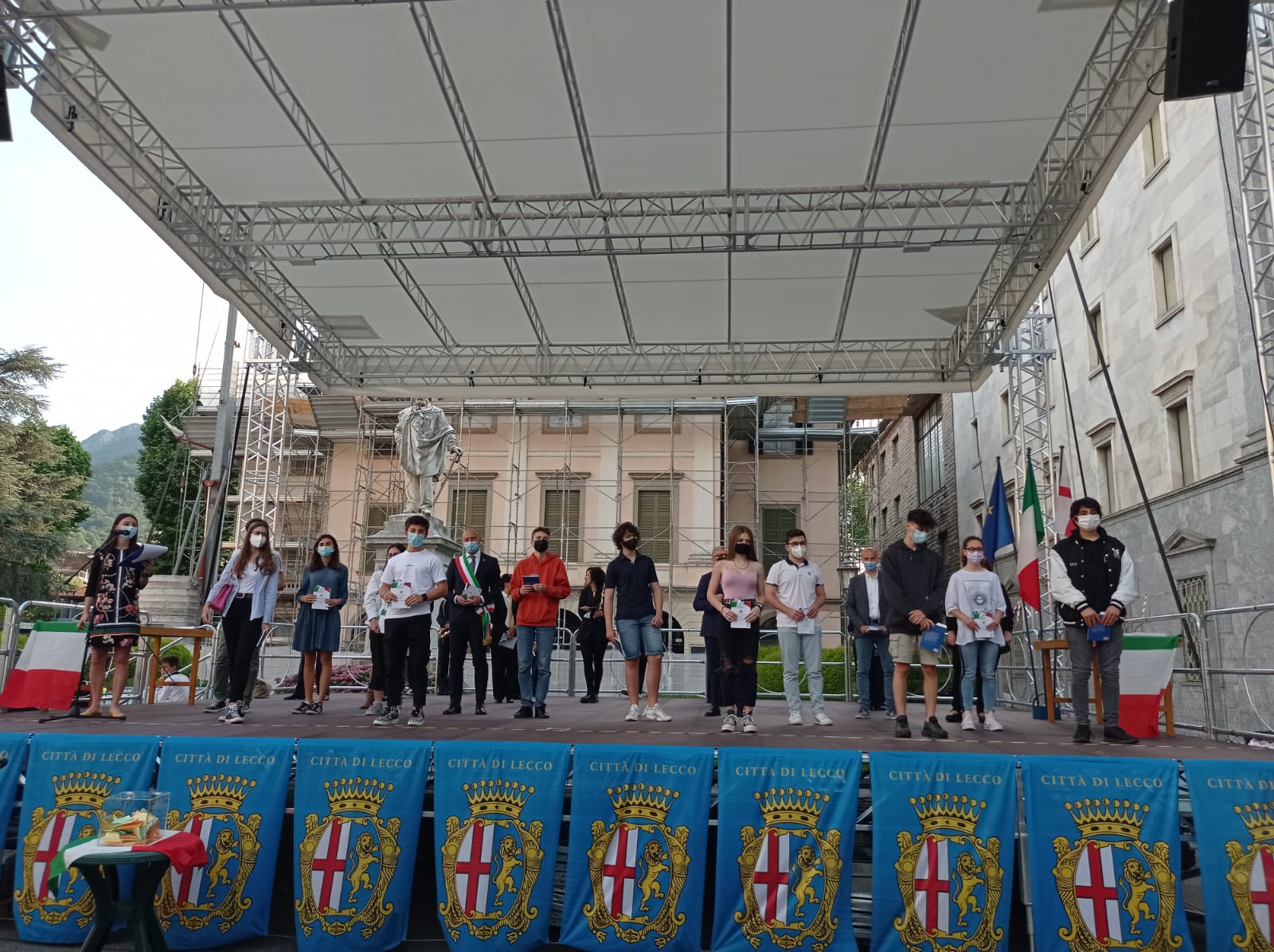 cerimonia in piazza Garibaldi - 4