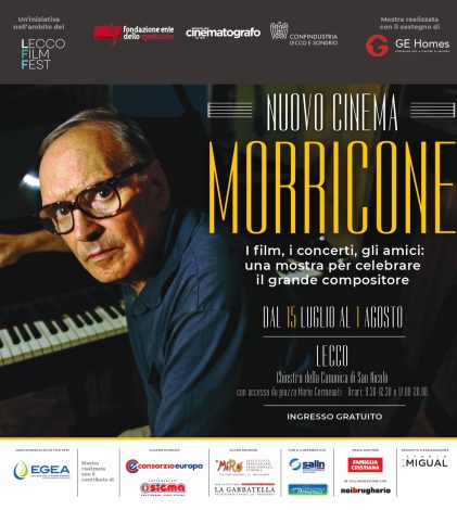 Nuovo Cinema Morricone - a Lecco, mostra dal 15 luglio a 1° agosto 2021