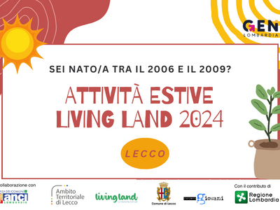Online il bando Living Land estate 2024